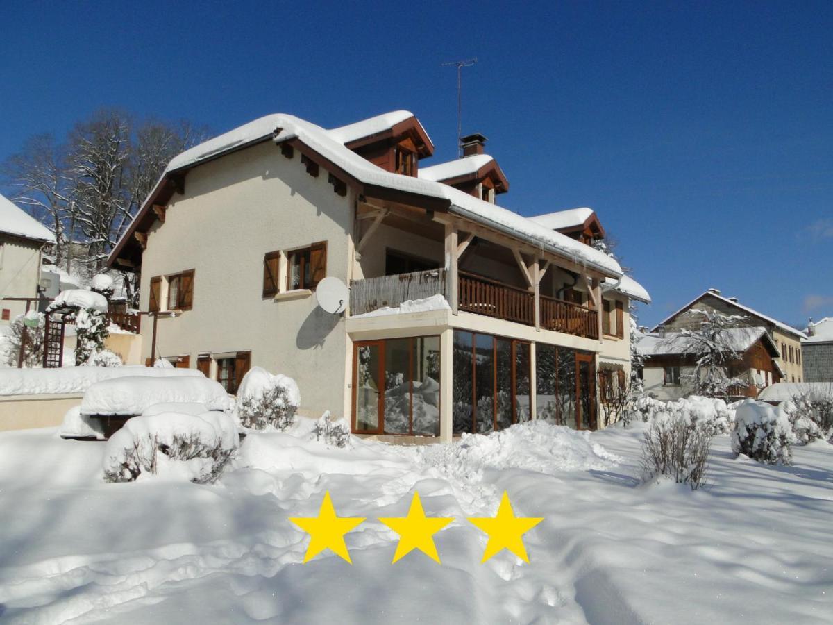 Gite 829 Montagnes Du Jura Avec Spa Et Sauna Classe 3 Etoiles Foncine-le-Haut ภายนอก รูปภาพ